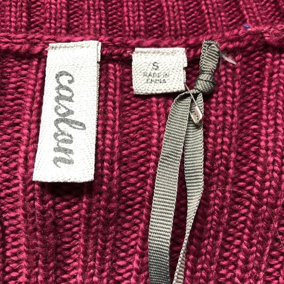 NWT Nordstrom Caslon plum button up cardigan S - Picture 7 of 11
